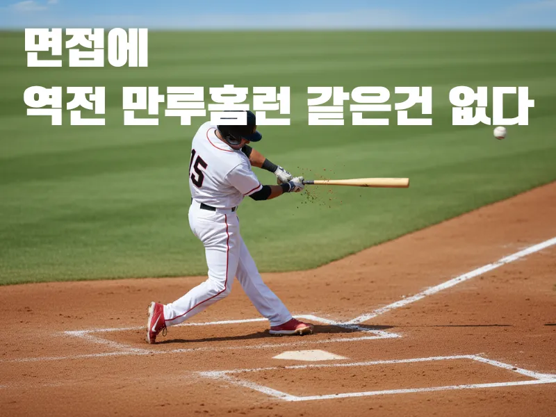 면접에 역전 만루홈런같은건 없다, 마지막 질문에 대한 짧은 칼럼