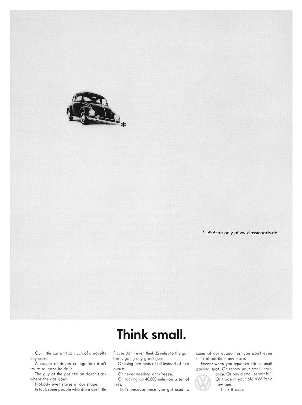 폭스바겐 Think Small 광고